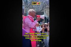 Un Año Más En El Que José Luis Marcha Exigiendo La Aparición De Su Hija. Agradece A Las Mujeres Que Siguen Alzando La Voz Y Pide Al Gobierno Más Seguridad.