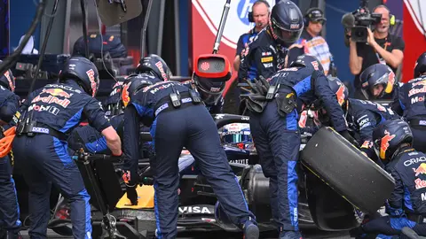 Max Verstappen a bordo del RB22 en el GP de Australia | AP