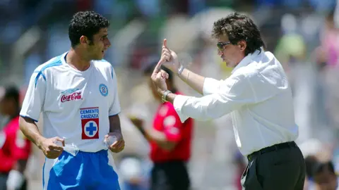 Rubén Omar Romano como entrenador de Cruz Azul en 2005 I MEXSPORT