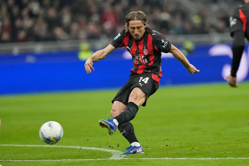 Luka Modric en el AC Milan | AP