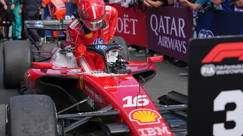 Charles Leclerc terminó en la tercera posición | AP