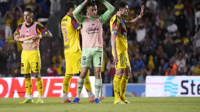 No le gustó la banca: Malagón 'sufrió' durante la victoria de América ante Querétaro