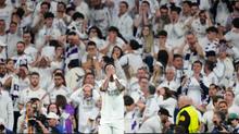 Vinicius Jr en lamento durante el partido de Real Madrid contra Bayern Munich | AP