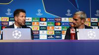 Diego Simeone en conferencia de prensa con Griezmann | AFP