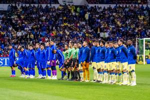 Jugadores de América y Cruz Azul en el último Clásico Joven de Fase Regular en el Estadio Banorte | IMAGO 7