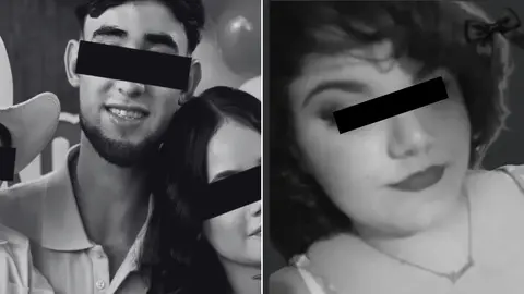Zahid Alberto Castro Lagarda, de 22 años y Lucero del Carmen Luna Ramírez, de 19. / RS