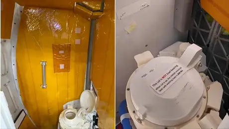 Baño del Artemis 2 le está causando problemas a los astronautas
