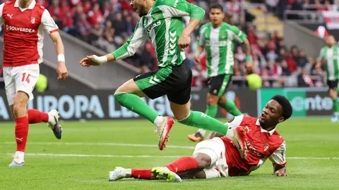 Partido muy cerrado entre Braga vs. Betis por la Europa League l AP