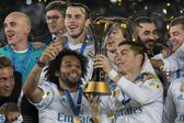 Marcelo y Cristiano Ronaldo en celebración con Real Madrid tras coronarse en el Mundial de Clubes 2017 | MEXSPORT