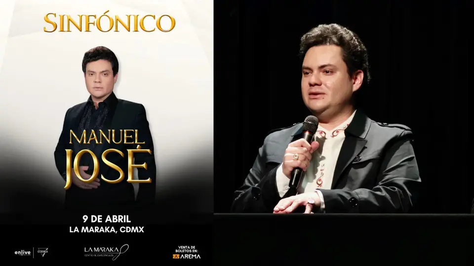 Manuel José se presentará este 9 de abril en La Maraka ubicado en Mitla No. 410, Col. Narvarte Poniente / Especial