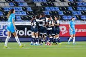 Jugadoras de Pachuca en celebración ante Rayadas de Monterrey en la Semifinal del Clausura 2026 de la Liga MX Femenil | MEXSPORT