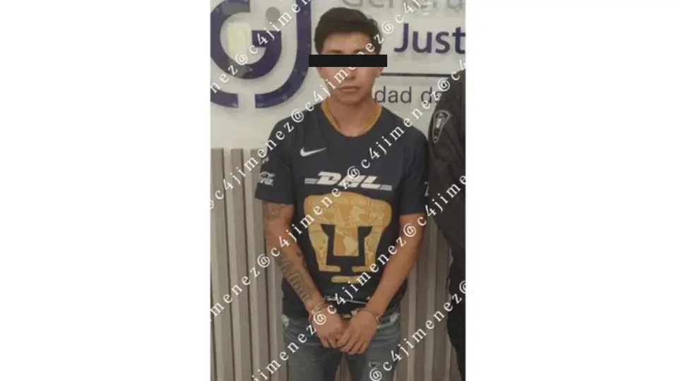 El joven fue trasladado al Reclusorio Preventivo Varonil Norte mientras se define su situación jurídica. / X: @c4jimenez