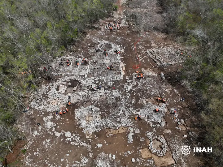 El hallazgo fue realizado cerca de Yaxché de Peón, en el municipio de Ucú, Yucatán. / INAH