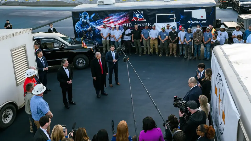 Trump declaró que México sigue pasando drogas por tierra a EU sin control / FB: @WhiteHouse