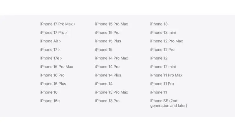 Millones de usuarios podrán actualizar sus dispositivos a iOS 27 cuando la versión final sea liberada en septiembre de 2026./ Apple