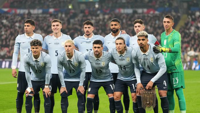 Selección de Uruguay previo a un partido | AP