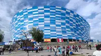 Protestas por desaparecidos llegan hasta Puebla en amistoso España vs Perú