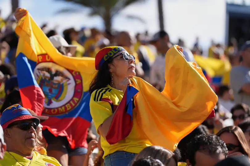 Afición de Colombia en San Diego | AP