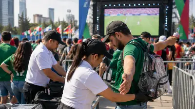 Lista completa de artículos prohibidos para entrar al Fan Fest del Mundial 2026