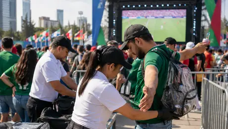 Lista completa de artículos prohibidos para entrar al Fan Fest del Mundial 2026
