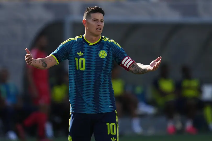 James Rodríguez con Colombia | AP