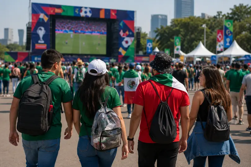 El Fan Fest se convertirá en uno de los principales puntos de reunión para los aficionados que vivirán la pasión mundialista fuera de los estadios./ IA