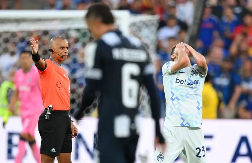 Wilton Sampaio dirigiendo partidos en la Copa Libertadores | AFP