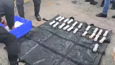 Encuentran 59 explosivos en autobús con estudiantes de Ayotzinapa que viajaban a protestas de la CNTE en CDMX