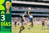 A 3 días: la 'Mano de Dios' de Diego Armando Maradona contra Inglaterra, en Cuartos de Final, en el Estadio Azteca, en México 1986