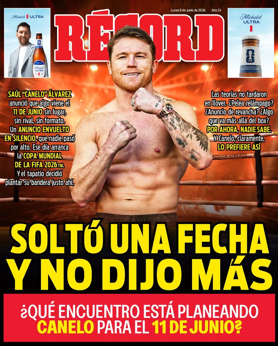 Portada RÉCORD 8 Junio 2026