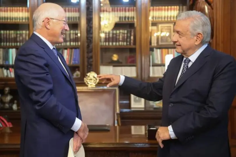 Ken Salazar también negó la participación de agencias estadounidenses en el operativo que llevó a Ismael "El Mayo" Zambada a territorio de Estados Unidos en 2024./ Gobierno de México