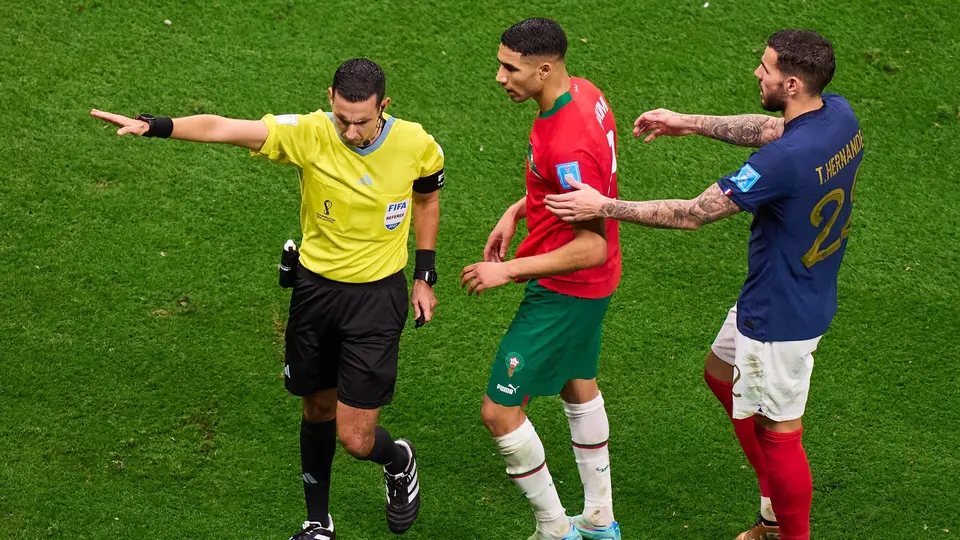 César Ramos Palazuelos en el partido de Francia vs Marruecos en Qatar 2022 | MEXSPORT