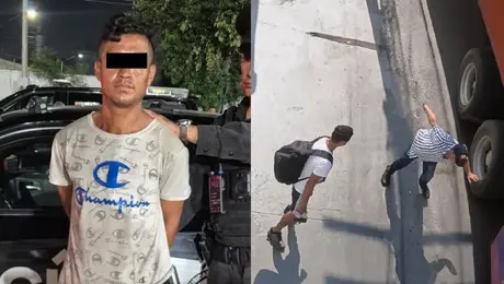 VIDEO: Detienen a sujeto que habría empujado a abuelito al paso de un tráiler en Monterrey