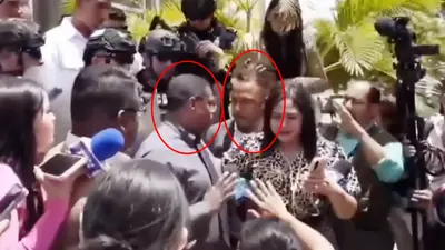 VIDEO: Periodistas se enfrentan a golpes en plena cobertura frente a otros medios