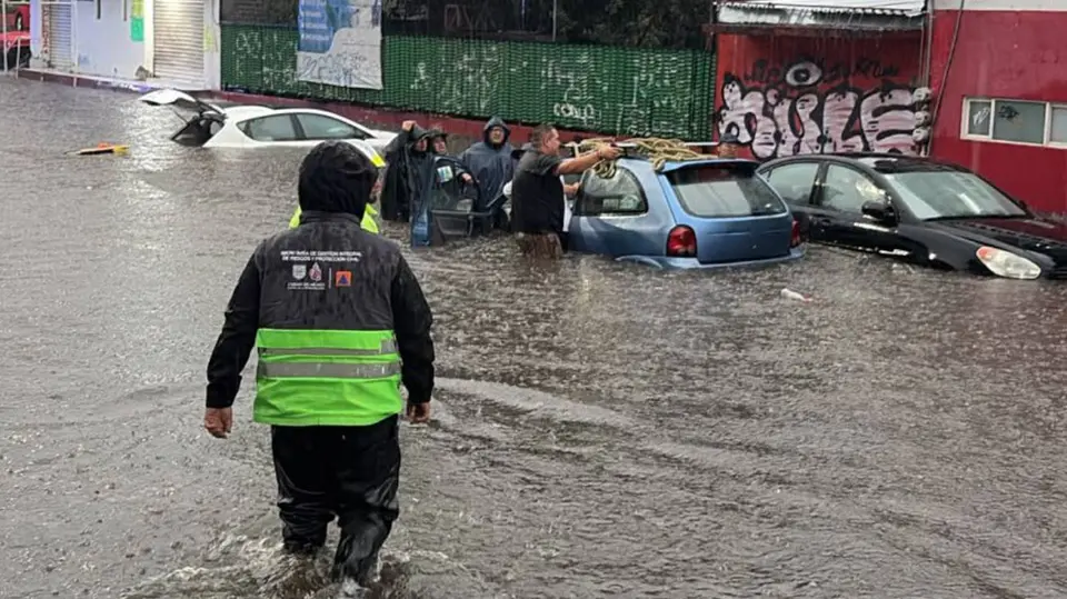 Las afectaciones se concentraron principalmente en el sur de la Ciudad de México. / X: @SGIRPC_CDMX