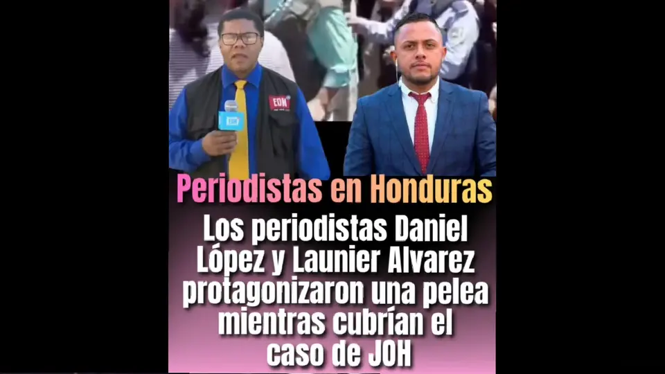 Los periodistas fueron identificados y se desconoce su fueron sancionados / Especial