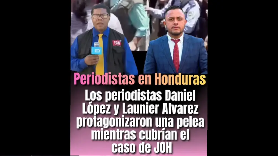 Los periodistas fueron identificados y se desconoce su fueron sancionados / Especial
