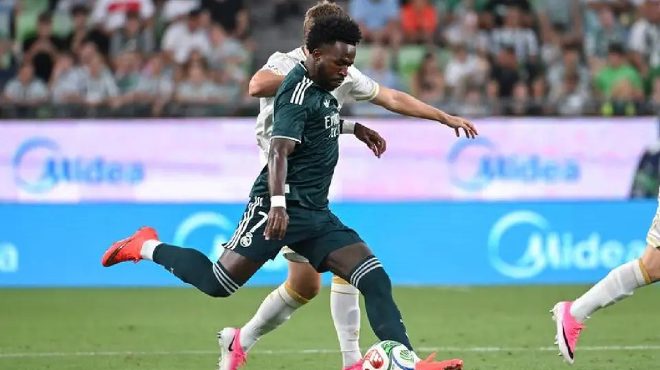 Vinícius Júnior con el Real Madrid | AP
