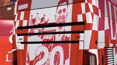Diogo Jota inolvidable: Liverpool presumió su nuevo autobús en memoria del futbolista