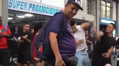 VIDEO: Tik Toker se pelea a puñetazos en Colombia tras defender a "La Blanquita"