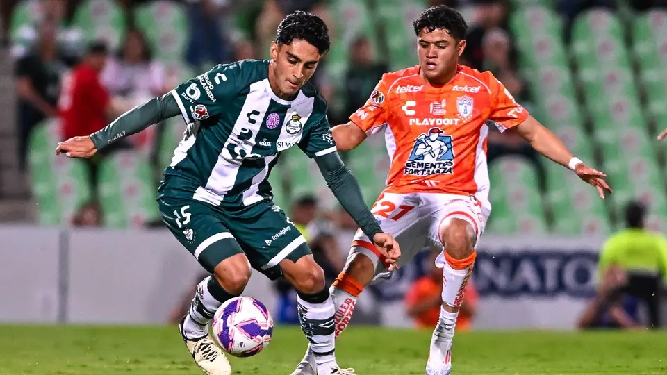 Santiago Naveda jugando con Santos en la Liga Mx | MEXSPORT