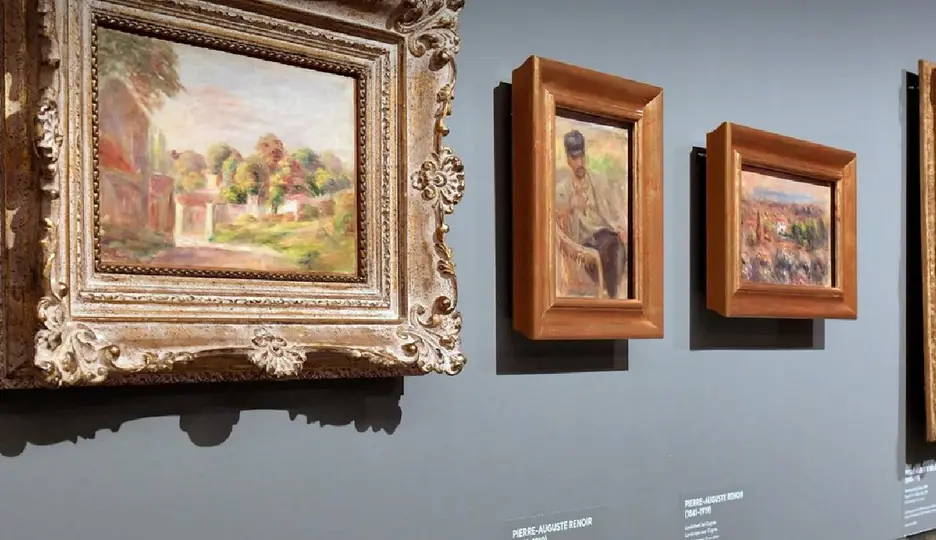 La policia investiga a los responsables del robo en el Museo de Renoir / Captura de pantalla