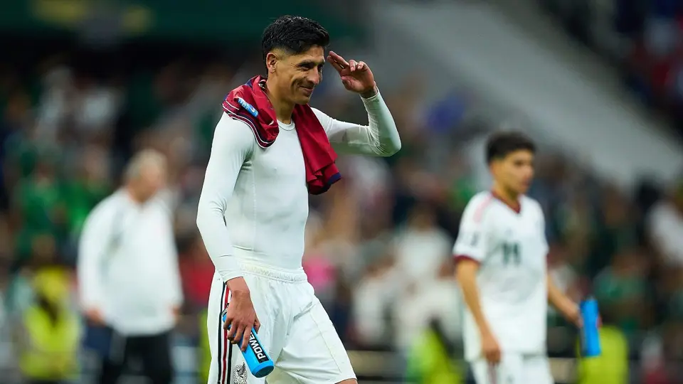 Edson Álvarez después de un partido de la Selección Mexicana | MEXSPORT
