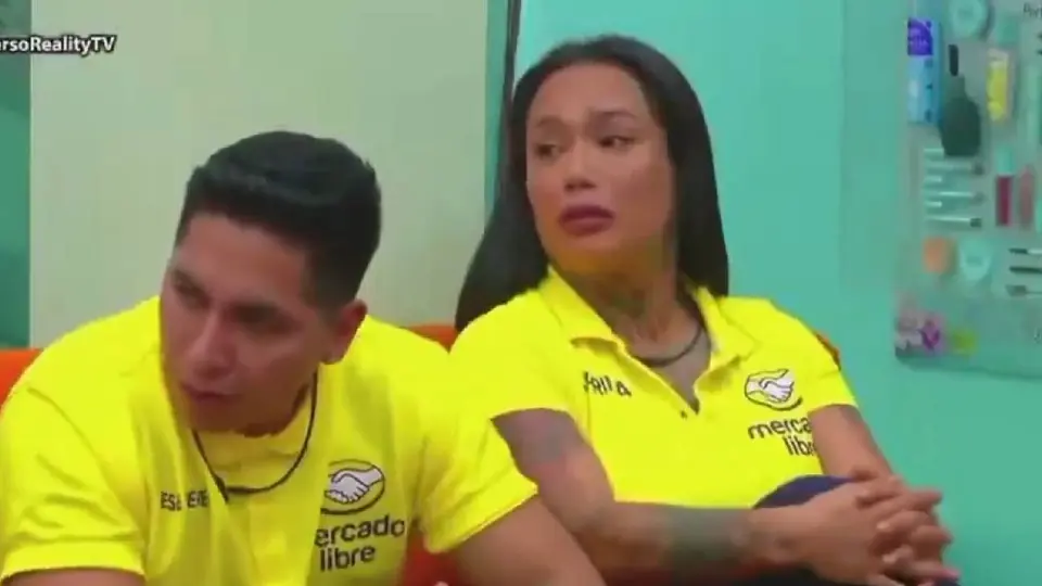 Karina Torres reaccionó a la noticia deseándole tranquilidad a Gala Montes después de conocer su salida del programa./ Captura de pantalla