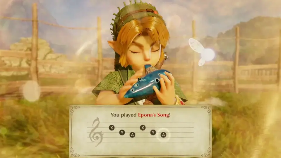 Los jugadores podrán usar su propia voz para hacer sonar la ocarina dentro del juego / Captura de pantalla