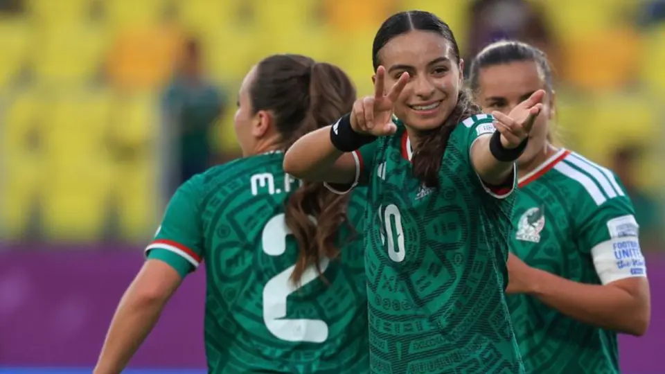 Jugadoras en celebración con la Selección Femenil Sub 20 | X: @Miseleccionfem