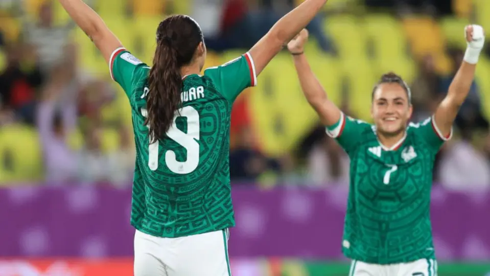 Montse Saldívar en celebración con la Selección Femenil Sub 20 | X: @Miseleccionfem