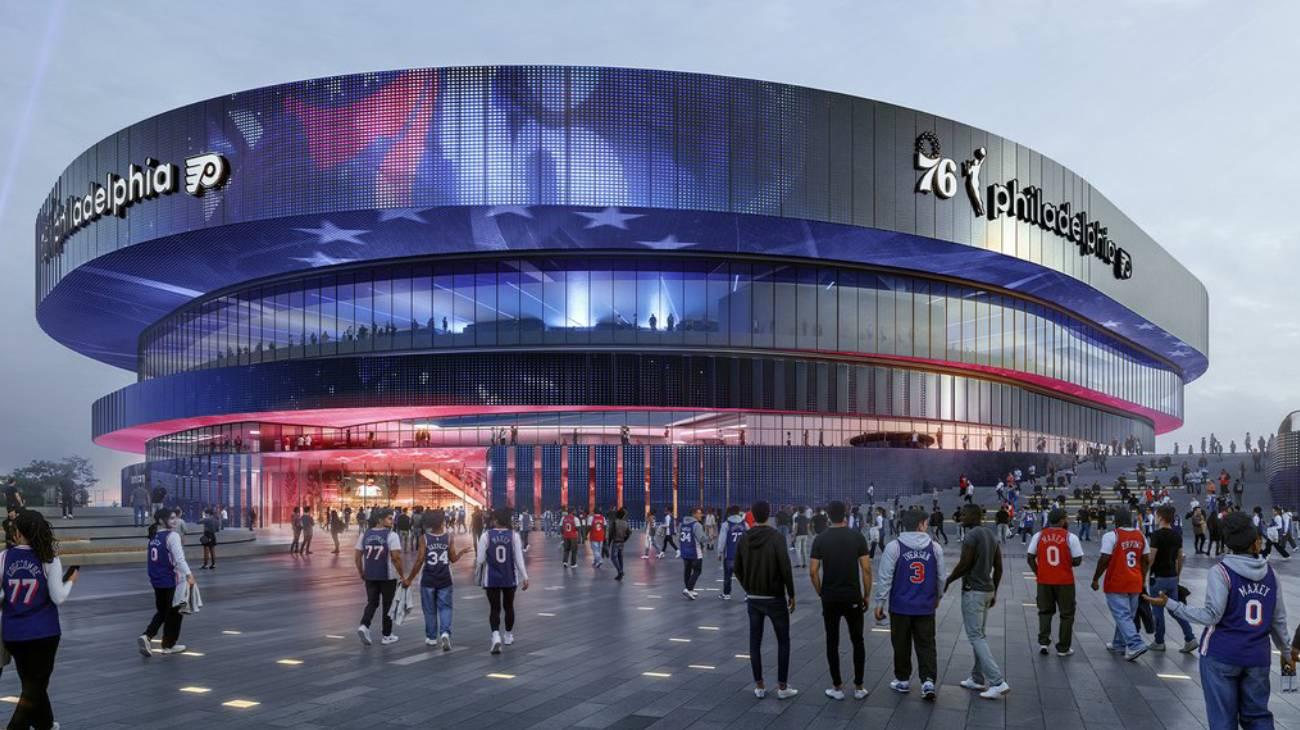 76ers y Flyers presentan su nueva arena que abrirá sus puertas en 2030
