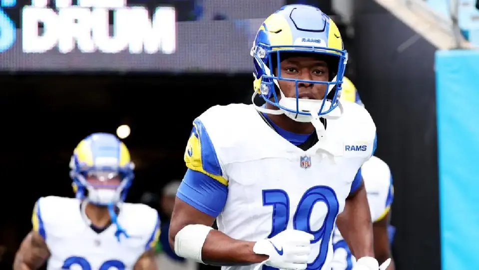 Xavier Smith, receptor abierto, en su etapa con Los Angeles Rams | AFP