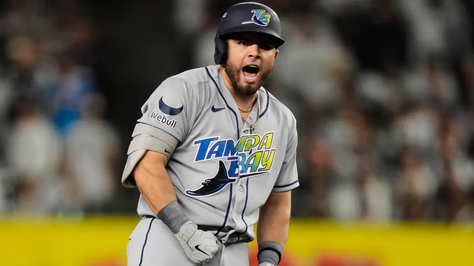 Jonathan Aranda volvió a aportar para la victoria de Rays | AP